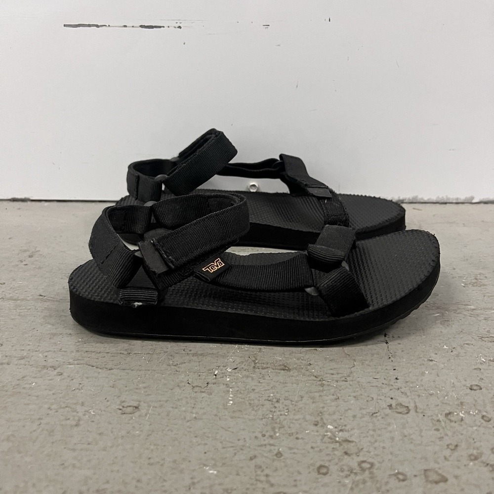 Teva Original Universal Black Sport Sandals Women's Size 3 Comfort Adjustable